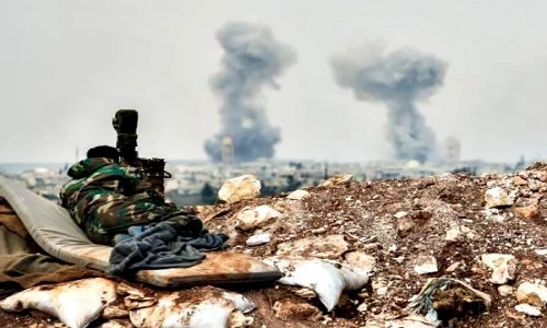 Ảnh quân đội Syria vùi dập khủng bố ở Hama