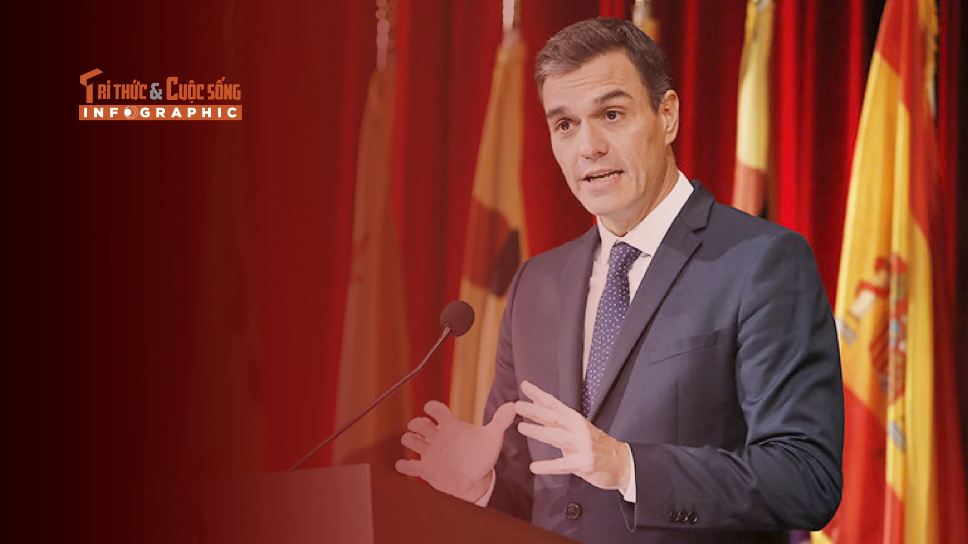 [INFOGRAPHIC] Sự nghiệp của Thủ tướng Tây Ban Nha Pedro Sánchez