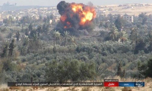 Phiến quân IS phục kích, tàn sát lính Ai Cập ở Sinai