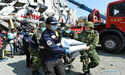 Ảnh mới nhất động đất ở Đài Loan hơn 460 người thương vong