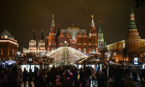 Chùm ảnh “Ánh sáng Giáng sinh” tại Moscow