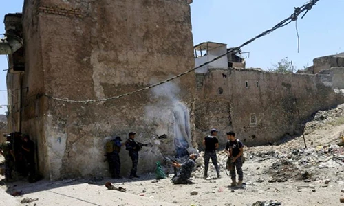 Ảnh: Iraq truy quét phiến quân IS trong Thành cổ Mosul
