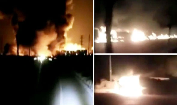 Hiện trường nổ gần nhà máy hóa chất Trung Quốc, hàng chục người chết