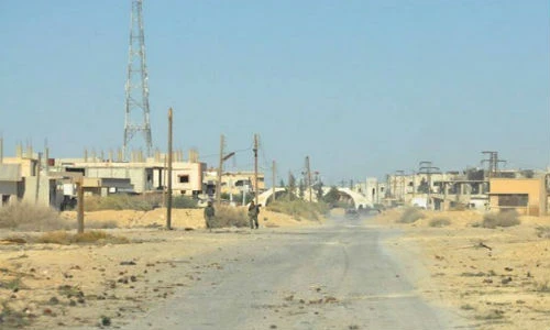 Quang cảnh thị trấn cổ Quaryatayn sau giải phóng