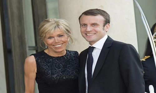 Chuyện tình ứng viên TT Pháp với người vợ hơn 25 tuổi