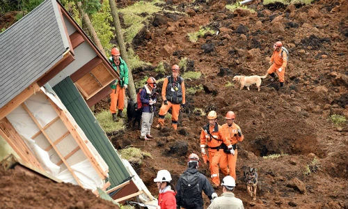 Dư chấn 5,8 độ Richter lại rung chuyển Kumamoto, Nhật Bản
