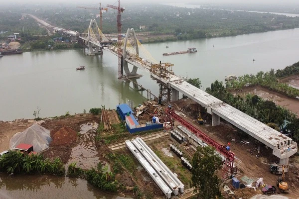 Dự án cầu 400 tỷ nối Hải Phòng - Hải Dương vướng giải phóng mặt bằng