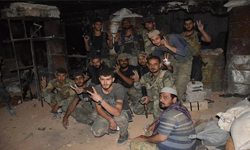 Ảnh: Quân đội Syria chiếm đường hầm “khủng” ở Đông Damascus