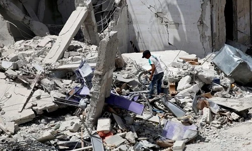 Loạt ảnh đất nước Syria đổ nát trong chiến tranh