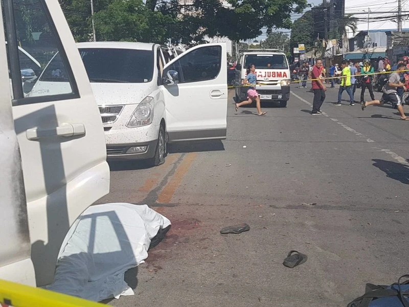 Hiện trường vụ bắn chết Thị trưởng Philippines giữa đường gây sốc