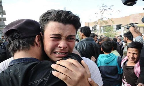 Ảnh: Syria giải cứu hàng chục thanh niên bị IS bắt cóc