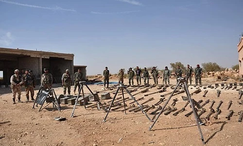 Ảnh: Tịch thu kho vũ khí “khủng” của IS ở Đông Homs