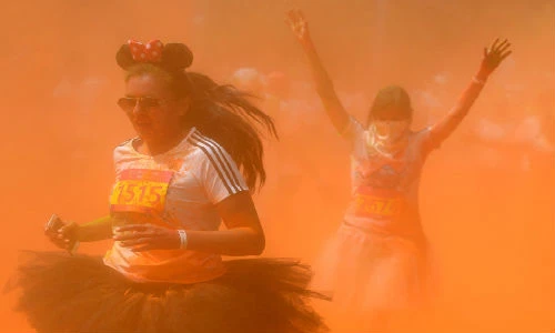 Độc đáo cuộc đua Color Run 2016 ở Moscow