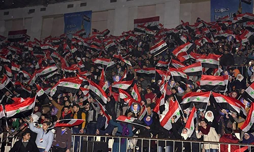 Chùm ảnh sinh viên Syria mừng chiến thắng Aleppo