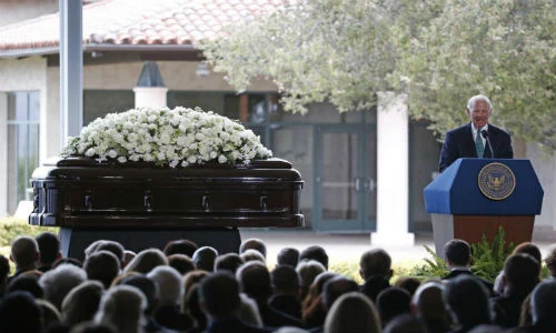 Toàn cảnh lễ tang cựu Đệ nhất phu nhân Mỹ Nancy Reagan