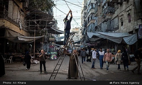 Cuộc sống ở khu dân cư rình rập hiểm nguy tại Aleppo