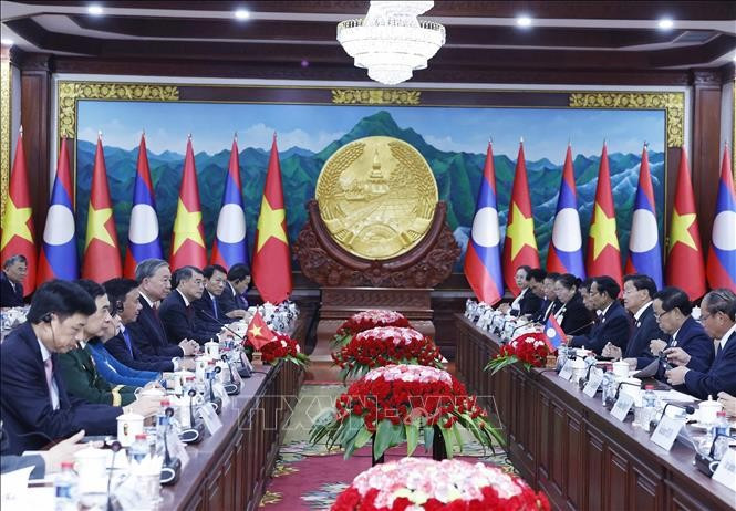 View - Việt Nam - Lào khẳng định tầm nhìn chung, lợi ích chiến lược đan xen và định hướng đồng hành lâu dài | Báo Tri thức và Cuộc sống - TIN TỨC PHỔ BIẾN KIẾN THỨC 24H