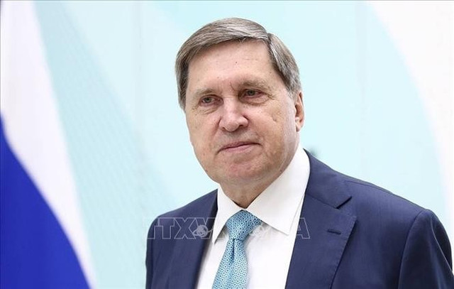 Trợ lý Tổng thống Liên bang Nga, ông Yuri Ushakov. Ảnh: TASS/TTXVN Trợ lý Tổng thống Liên bang Nga, ông Yuri Ushakov. Ảnh: TASS/TTXVN