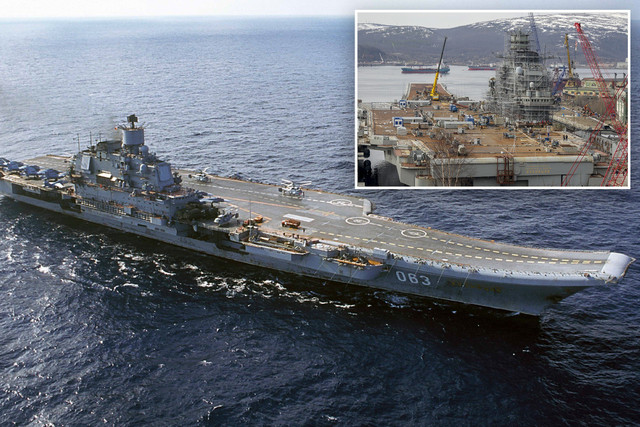 Tàu Đô đốc Kuznetsov hiện tại là tàu sân bay duy nhất của Hải quân Nga. 108170090.jpg
