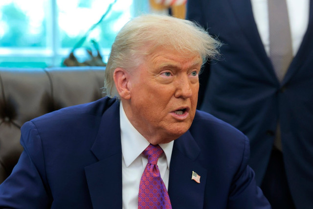 Tổng thống Mỹ Donald Trump. Ảnh: Getty Images. gettyimages-2219508645.jpg