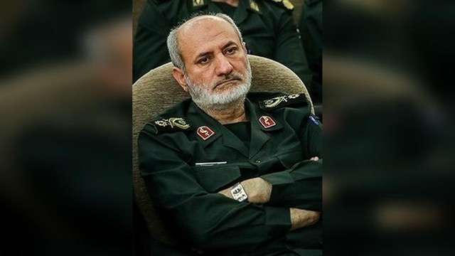 Chuẩn tướng tình báo Iran Mohammad Kazemi thiệt mạng trong cuộc không kích của Israel. Ảnh: RT. 684f5ed985f5406cb779287f.jpg