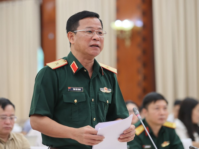 Thiếu tướng Tống Văn Thanh, Phó Cục trưởng Cục Tuyên huấn, Tổng cục Chính trị Quân đội Nhân dân Việt Nam. Ảnh: VGP/Nhật Bắc. img8781-17545567632222093368306.jpg