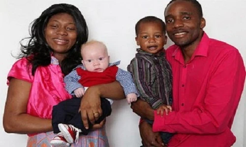 Ngỡ ngàng những cặp vợ chồng sinh con khác màu da