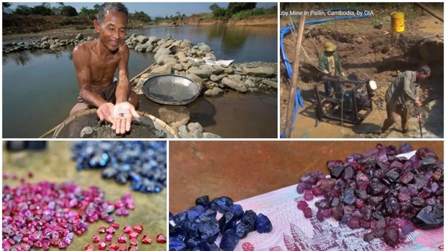 Ôm giấc mộng đổi đời, người dân đổ xô đào đá quý ở Campuchia