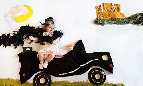 Bé sơ sinh cực chất với phong cách thời trang năm 1920