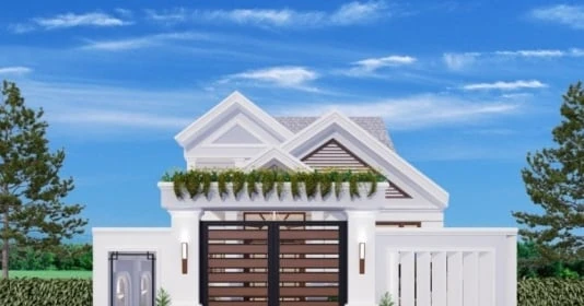 10 mẫu nhà mái thái 1 tầng ở nông thôn đẹp khó rời mắt