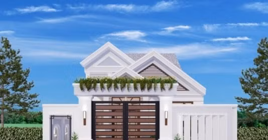 10 mẫu nhà mái thái 1 tầng ở nông thôn đẹp khó rời mắt