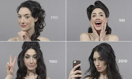 Xem kiểu tóc phụ nữ thay đổi sau 1 thế kỷ