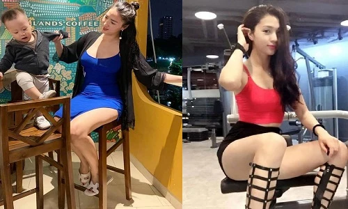 Chết mê thân hình nóng bỏng "vạn người ao ước" của bà mẹ một con Hà thành