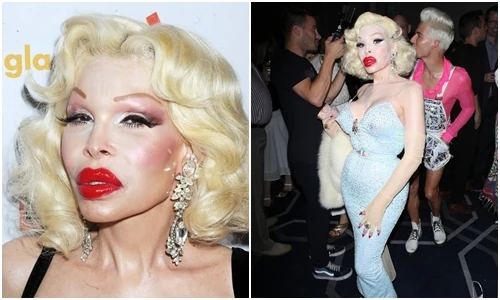 Rùng mình cơ thể biến dạng, méo mó của người mẫu chuyển giới