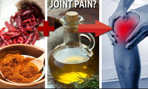 Bài thuốc từ dầu oliu, ớt trị đau khớp cực nhạy