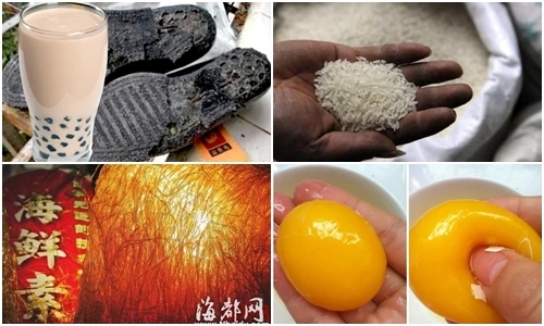 Dựng tóc gáy những thực phẩm Trung Quốc làm từ nhựa, cao su