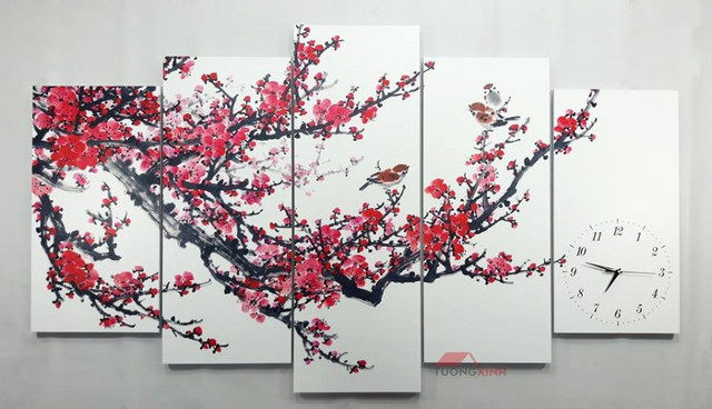 Loạt tranh phong thủy "đắt xắt ra miếng", treo ở phòng khách thu tài hút lộc - Hình 2 Loat tranh phong thuy