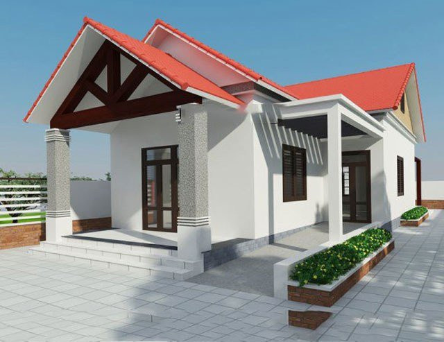 Mẫu nhà cấp 4 mái tôn đẹp hiện đại với chi phí xây dựng chỉ từ 200 triệu - Hình 2 Mau nha cap 4 mai ton dep hien dai voi chi phi xay dung chi tu 200 trieu-Hinh-2