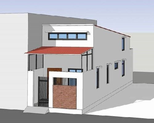 Mẫu nhà cấp 4 mái tôn đẹp hiện đại với chi phí xây dựng chỉ từ 200 triệu Mau nha cap 4 mai ton dep hien dai voi chi phi xay dung chi tu 200 trieu