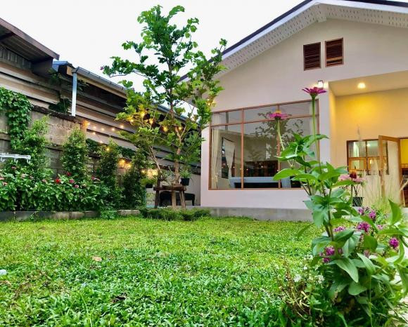Thiết kế nhà cấp bốn với sân vườn, 'thềm nhà có hoa' - Hình 4 Thiet ke nha cap bon voi san vuon, 'them nha co hoa'-Hinh-4