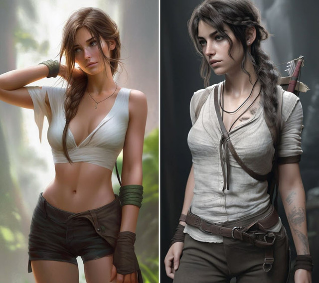 Ngắm Lara Croft game Tomb Raider do AI vẽ “đốn tin” người hâm mộ - Hình 5 Ngam Lara Croft game Tomb Raider do AI ve “don tin” nguoi ham mo-Hinh-5