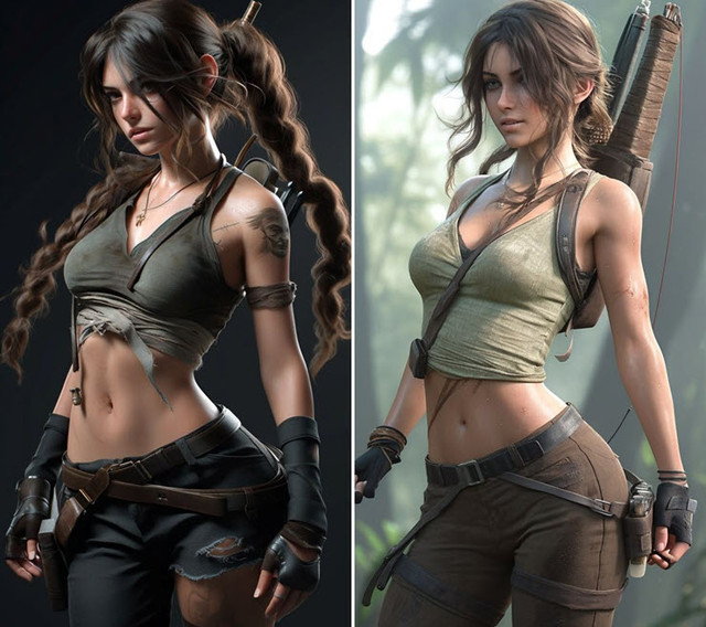 Ngắm Lara Croft game Tomb Raider do AI vẽ “đốn tin” người hâm mộ - Hình 7 Ngam Lara Croft game Tomb Raider do AI ve “don tin” nguoi ham mo-Hinh-7