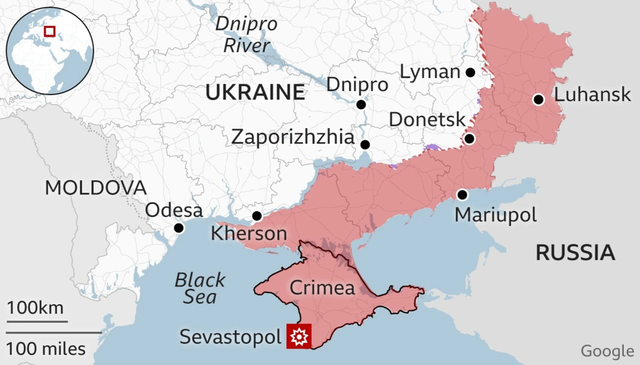Ukraine tuyên bố tập kích trong đêm, đánh chìm hai tàu Nga ở Crimea - Hình 2 Ukraine tuyen bo tap kich trong dem, danh chim hai tau Nga o Crimea-Hinh-2
