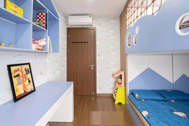 Căn hộ xanh bơ dịu dàng, đường nét thiết kế bắt mắt ảnh 15 Căn hộ xanh bơ dịu dàng, đường nét thiết kế bắt mắt ảnh 15