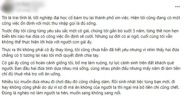 Trai tỉnh lẻ vứt mối tình 6 năm để lấy con gái sếp, nhục còn hơn nghèo Trai tinh le vut moi tinh 6 nam de lay con gai sep, nhuc con hon ngheo