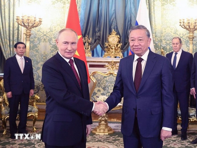 Tổng Bí thư Tô Lâm hội đàm với Tổng thống Nga Vladimir Putin - Hình 3 Tong Bi thu To Lam hoi dam voi Tong thong Nga Vladimir Putin-Hinh-3