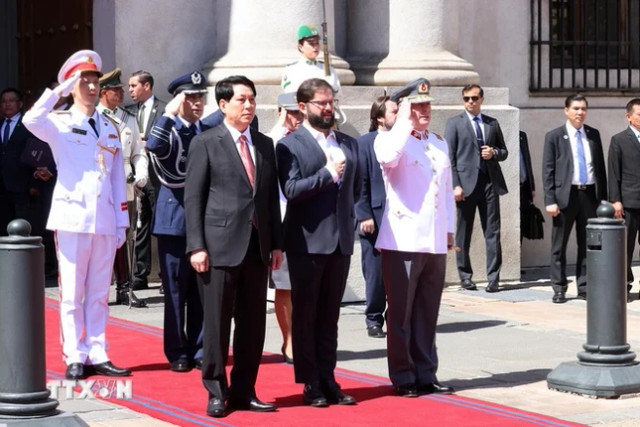 Tuyên bố chung giữa nước Cộng hòa xã hội chủ nghĩa Việt Nam và Cộng hòa Chile Tuyen bo chung giua nuoc Cong hoa xa hoi chu nghia Viet Nam va Cong hoa Chile