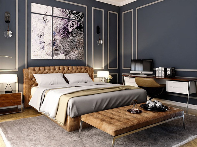 Biến tấu nội thất nhà ở với phong cách bán cổ điển - Hình 4 Bien tau noi that nha o voi phong cach ban co dien-Hinh-4