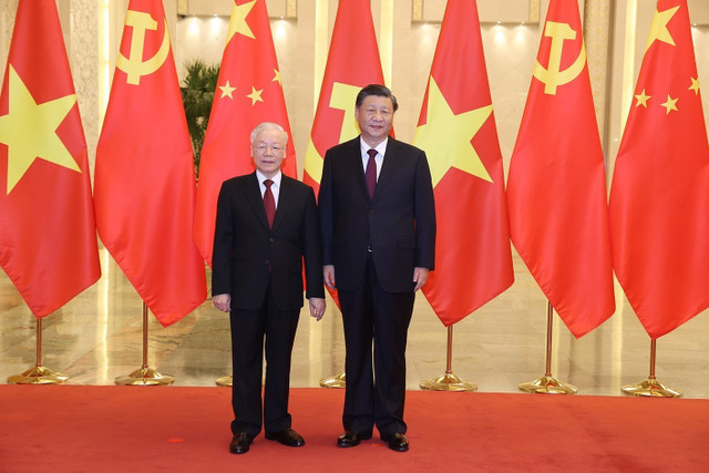 Những dấu ấn trong chuyến thăm chính thức Trung Quốc của Tổng Bí thư Nguyễn Phú Trọng Nhung dau an trong chuyen tham chinh thuc Trung Quoc cua Tong Bi thu Nguyen Phu Trong