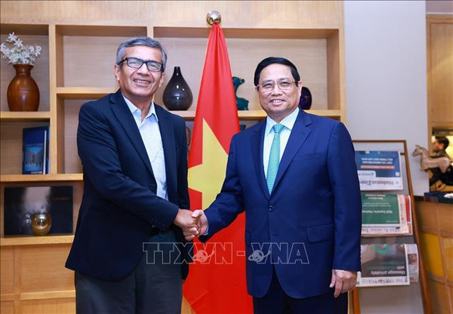 Thủ tướng Phạm Minh Chính làm việc với lãnh đạo các Tập đoàn hàng đầu Ấn Độ Thu tuong Pham Minh Chinh lam viec voi lanh dao cac Tap doan hang dau An Do